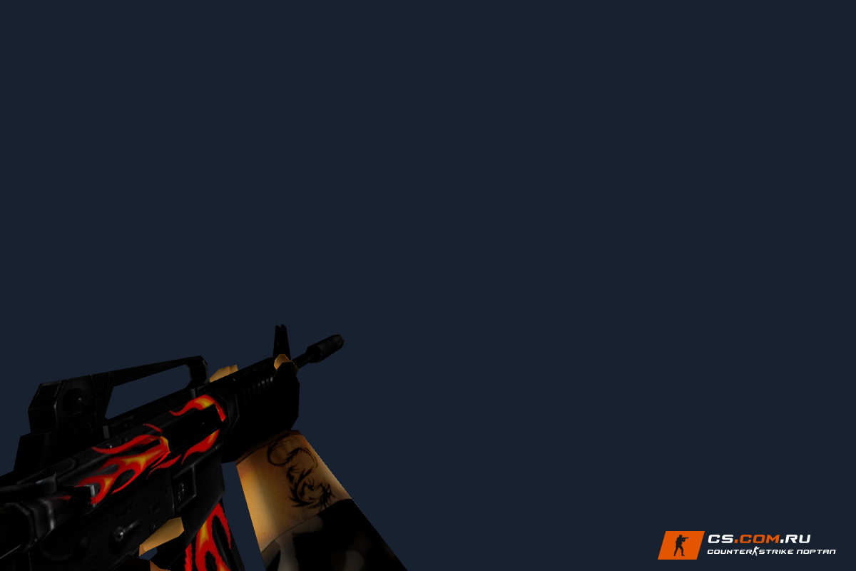 Default M4A1 Firestyle для CS 1.6