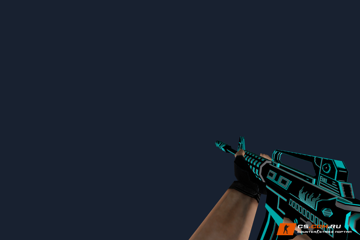Default M4A1 Music Arts для CS 1.6
