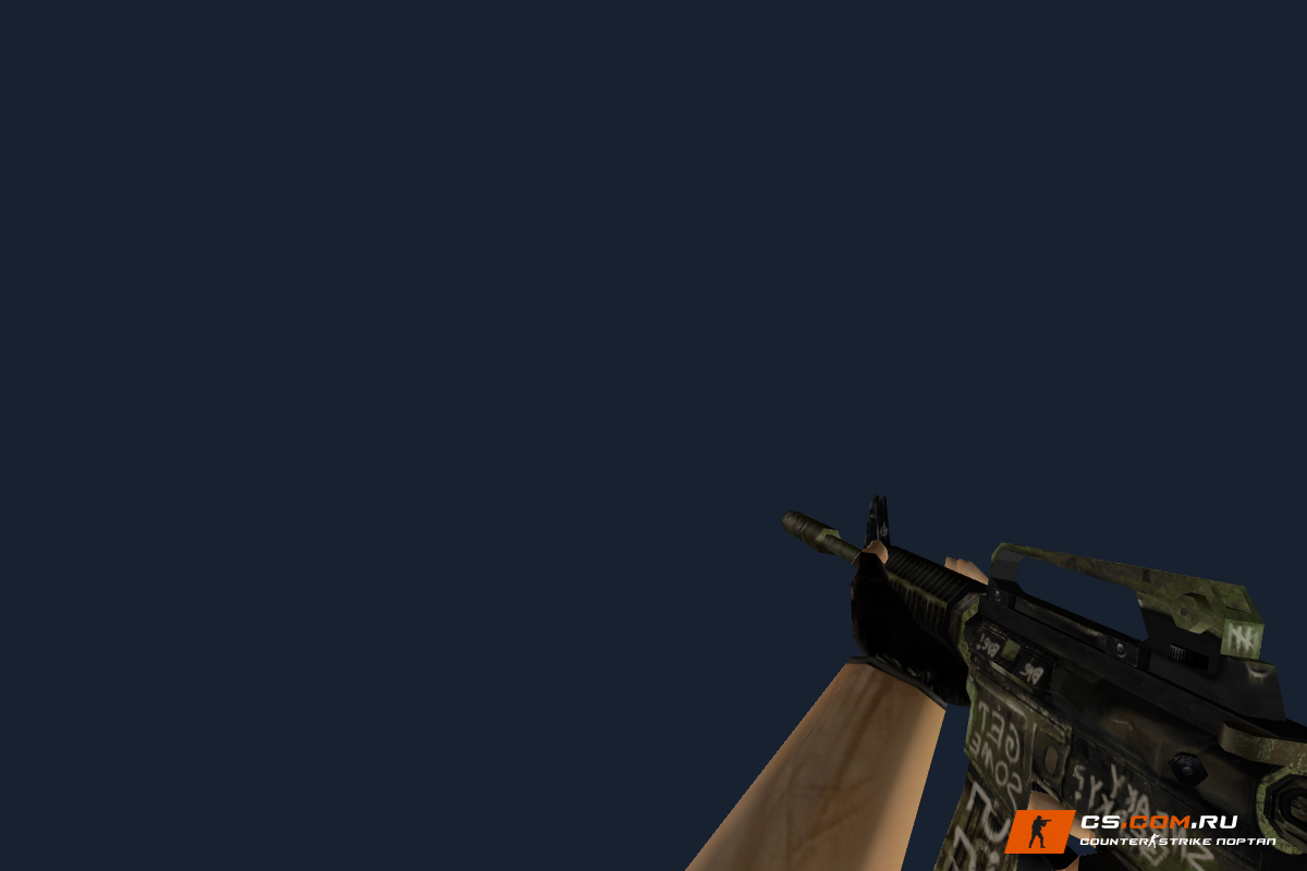 Default M4A1 Взгляд в прошлое для CS 1.6