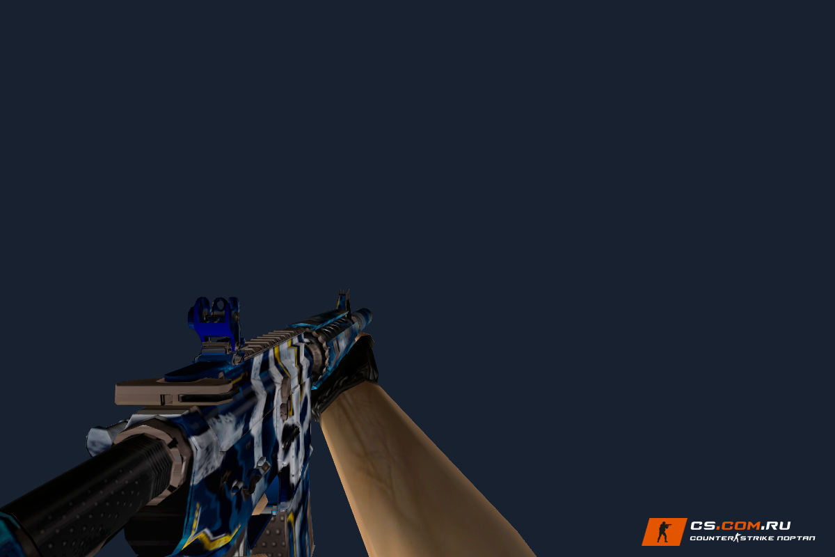 M4A4 Ultramarine Maniac для CS 1.6