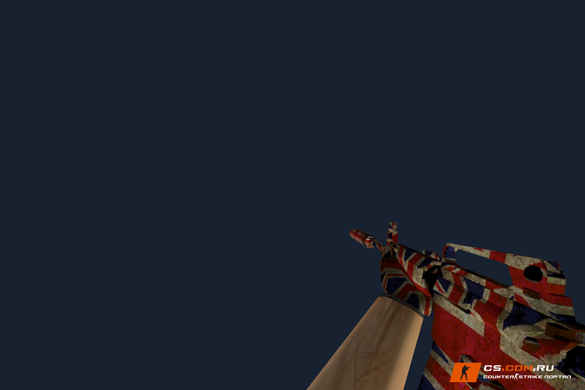 M4A1 Great Britain для CS 1.6