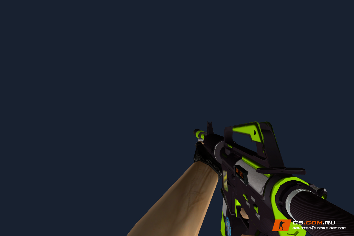 M4A1 Green Сайрекс для CS 1.6