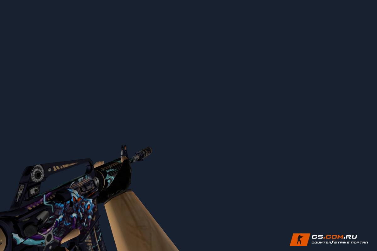 M4A1 High Voltage God для CS 1.6