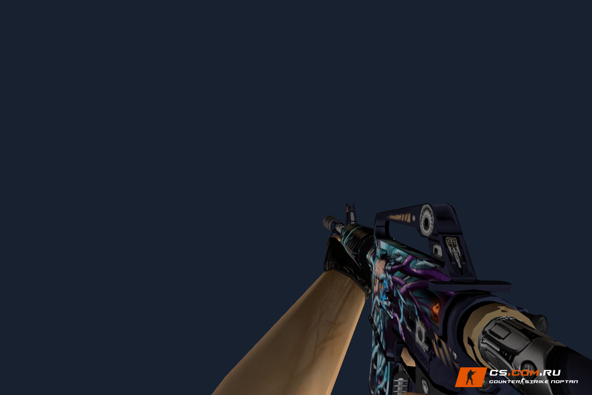 M4A1 High-Voltage God для CS 1.6