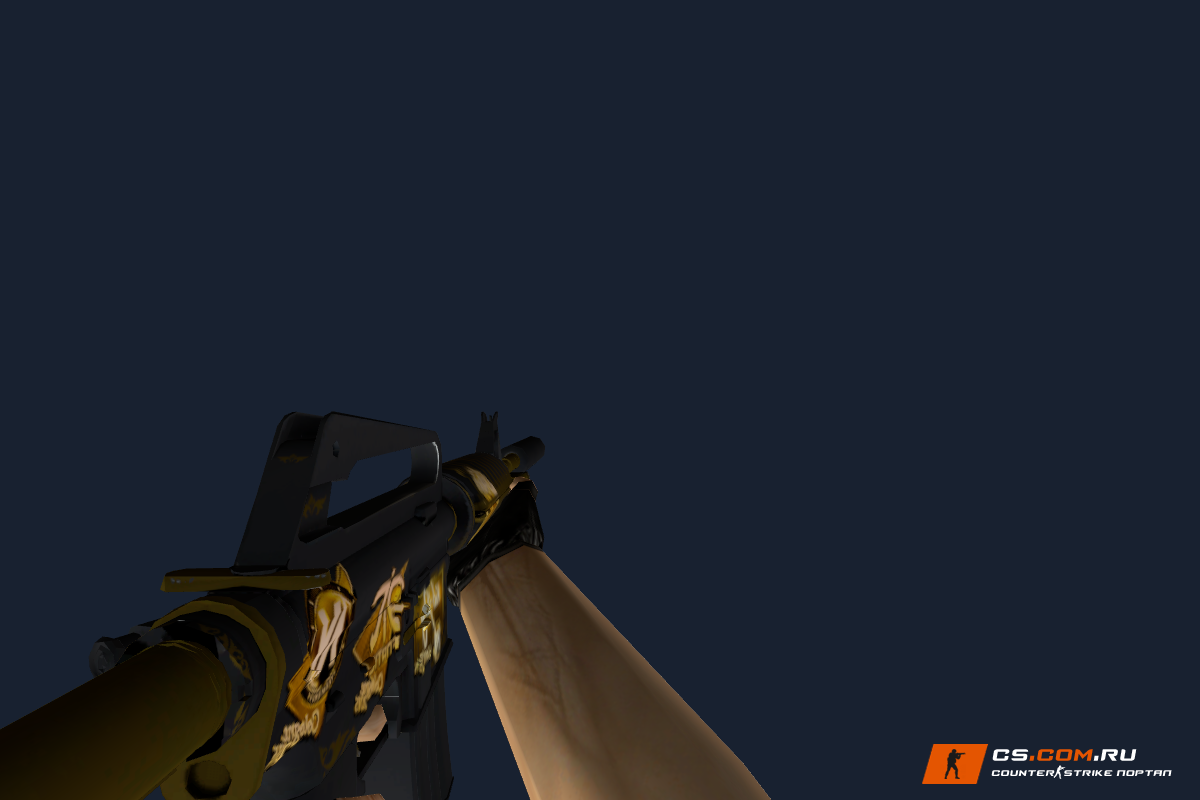 M4A1 Рыцарь — 3 MDL, 14 звуков для CS 1.6