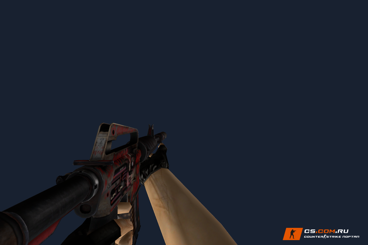 M4A1-S Ночной ужас (Night Terror) для CS 1.6