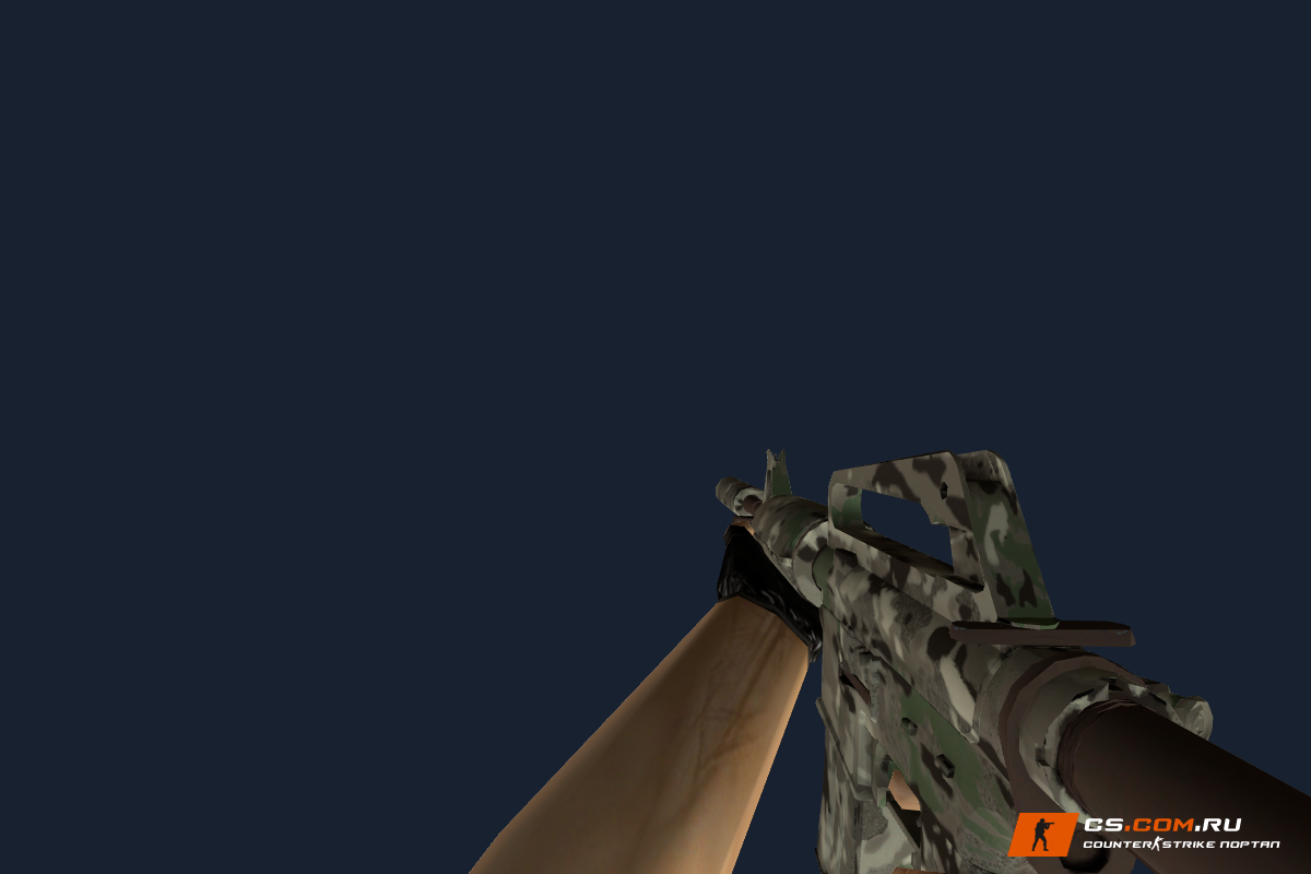 M4A1 Смешанный камуфляж для CS 1.6