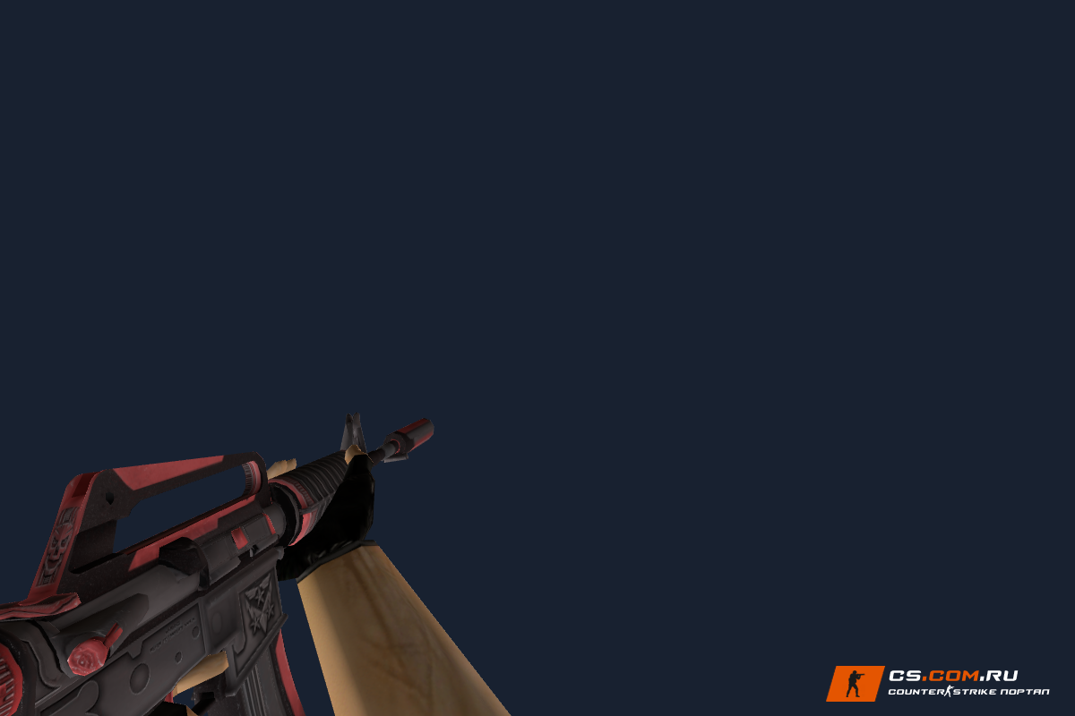 M4A1 Thundering Red для CS 1.6