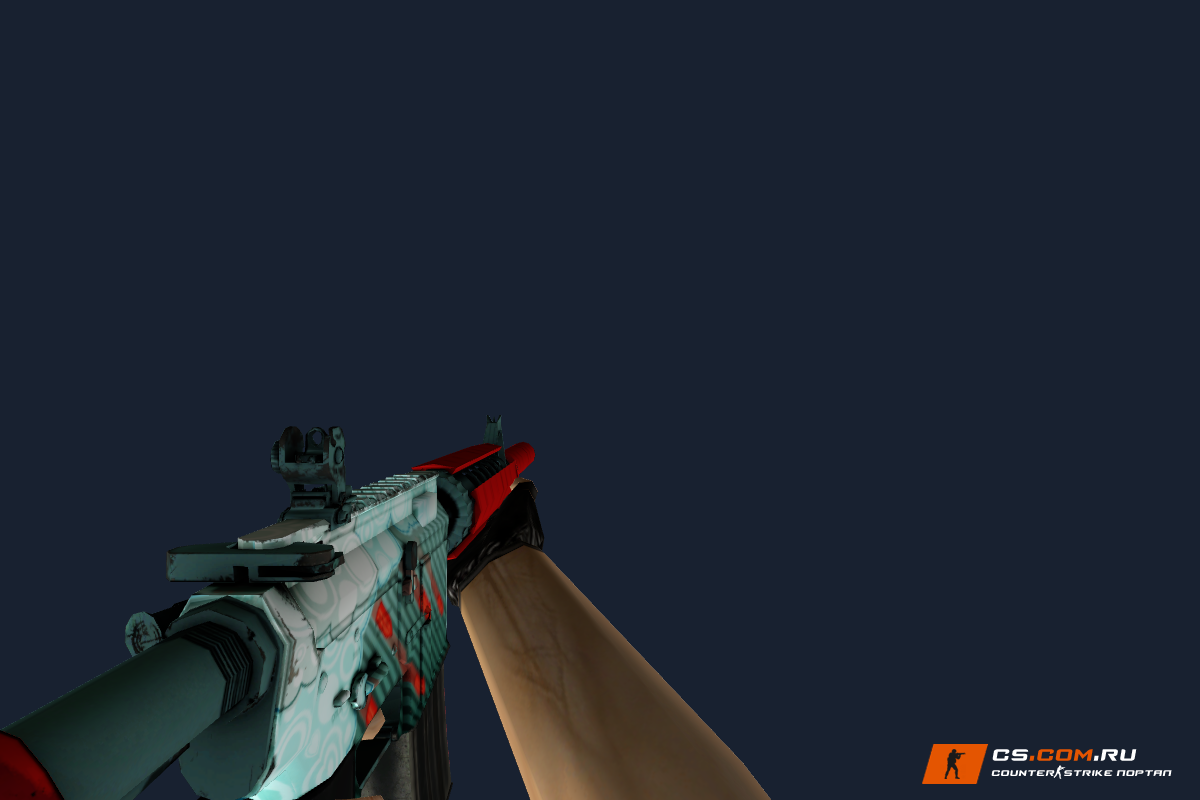 M4A4 Дождь из пуль — 3 MDL, 11 звуков, вариант 2 для CS 1.6