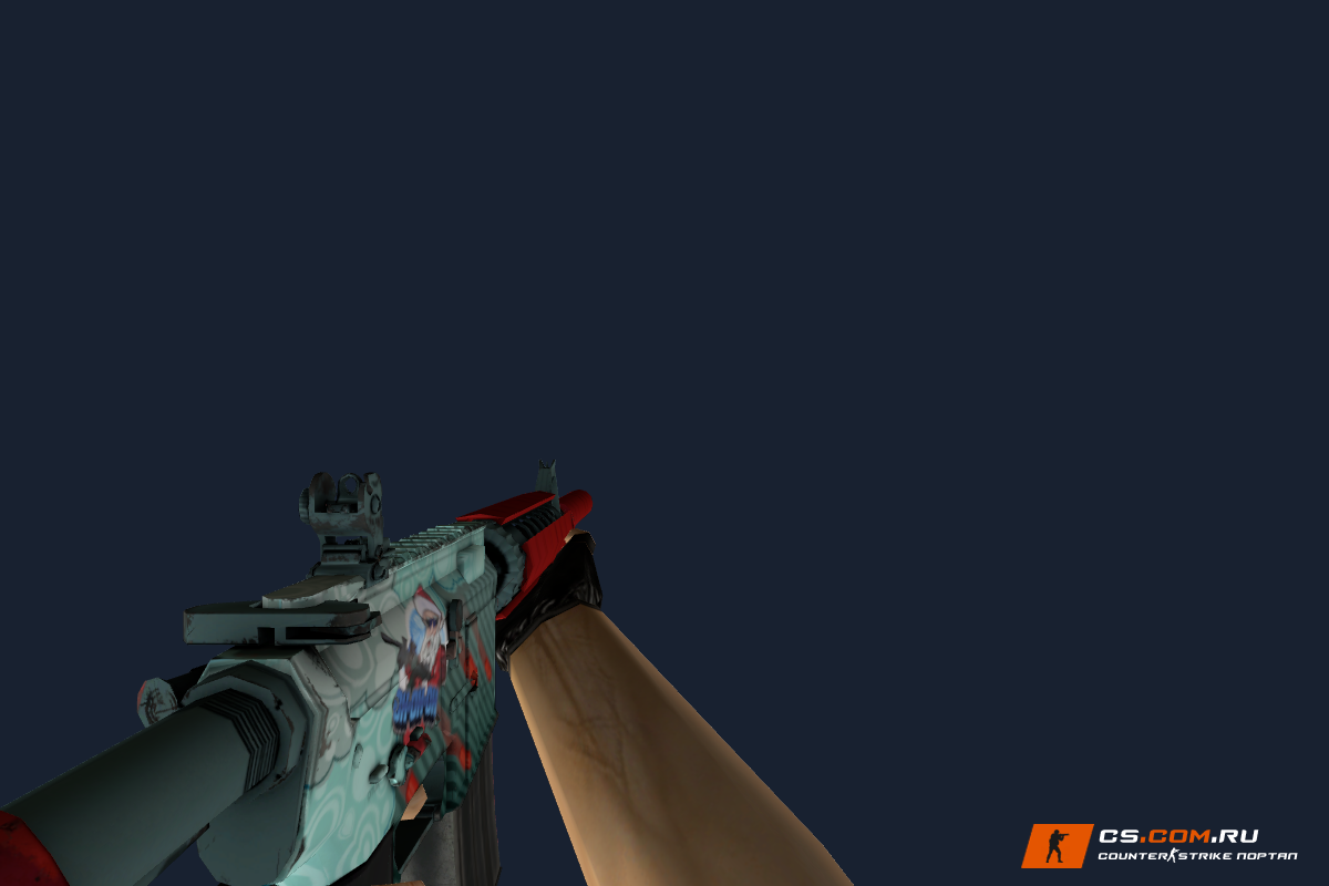 M4A4 Дождь из пуль — 3 MDL, 11 звуков, вариант 1 для CS 1.6