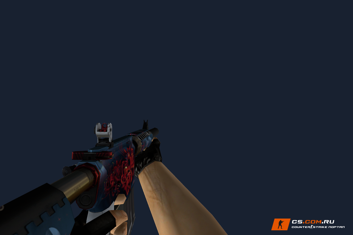 M4A4 Ликорис лучистый (Spider Lily) для CS 1.6