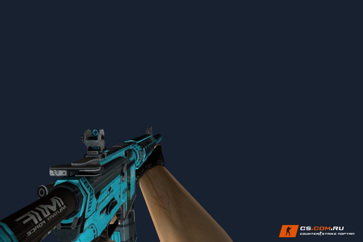 M4A4 Облом Blue Version для CS 1.6