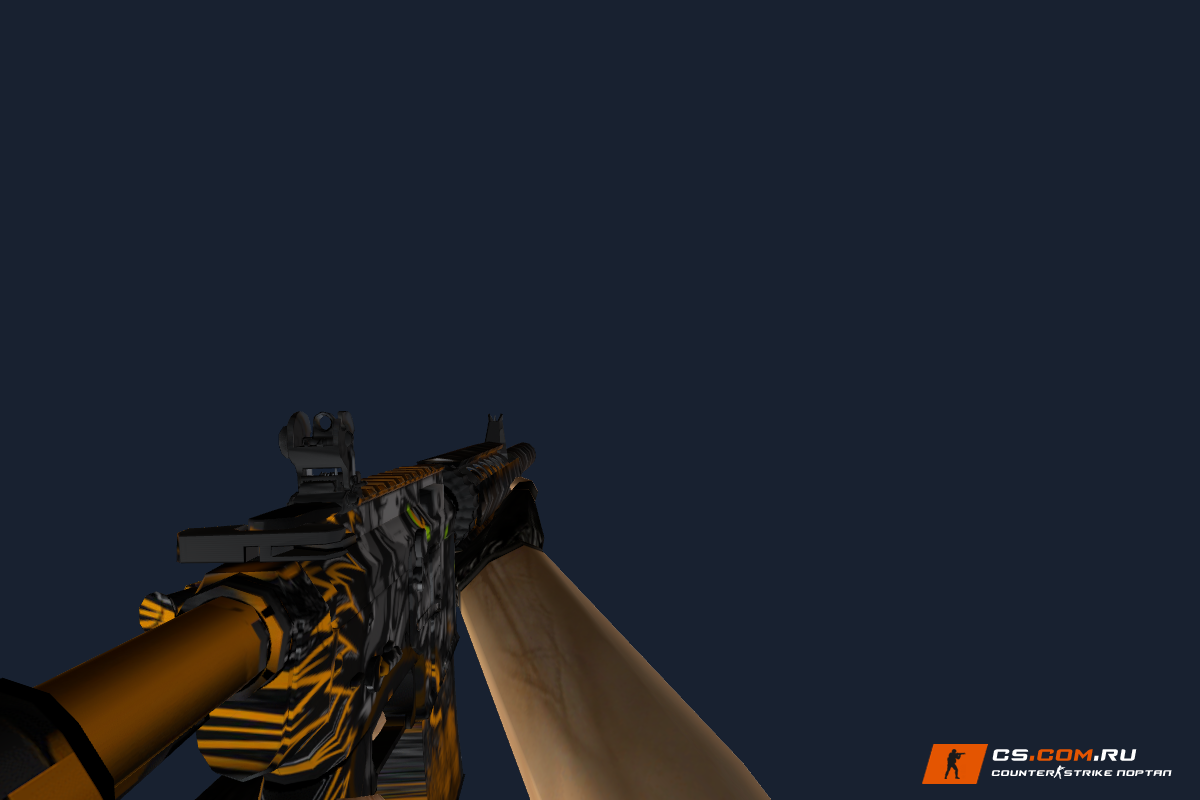 M4A4 Sky Fire для CS 1.6