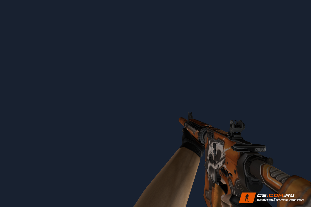 M4A4 War Orange для CS 1.6