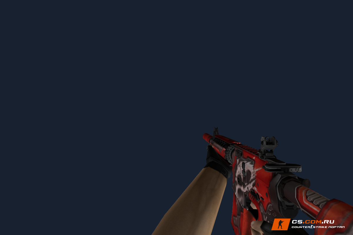 M4A4 War Red для CS 1.6