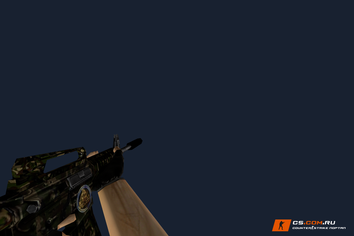 M4A1 Forest Лес для CS 1.6