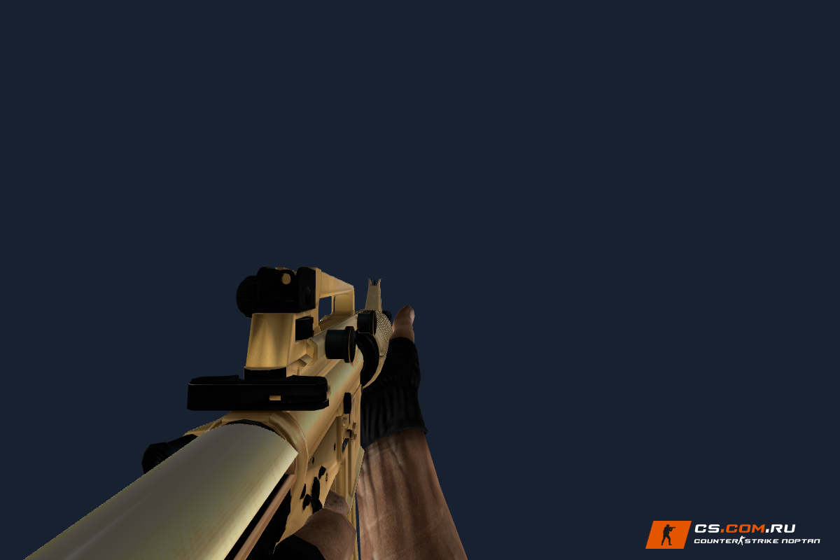 Modernized M4A1 Desert Edition для CS 1.6
