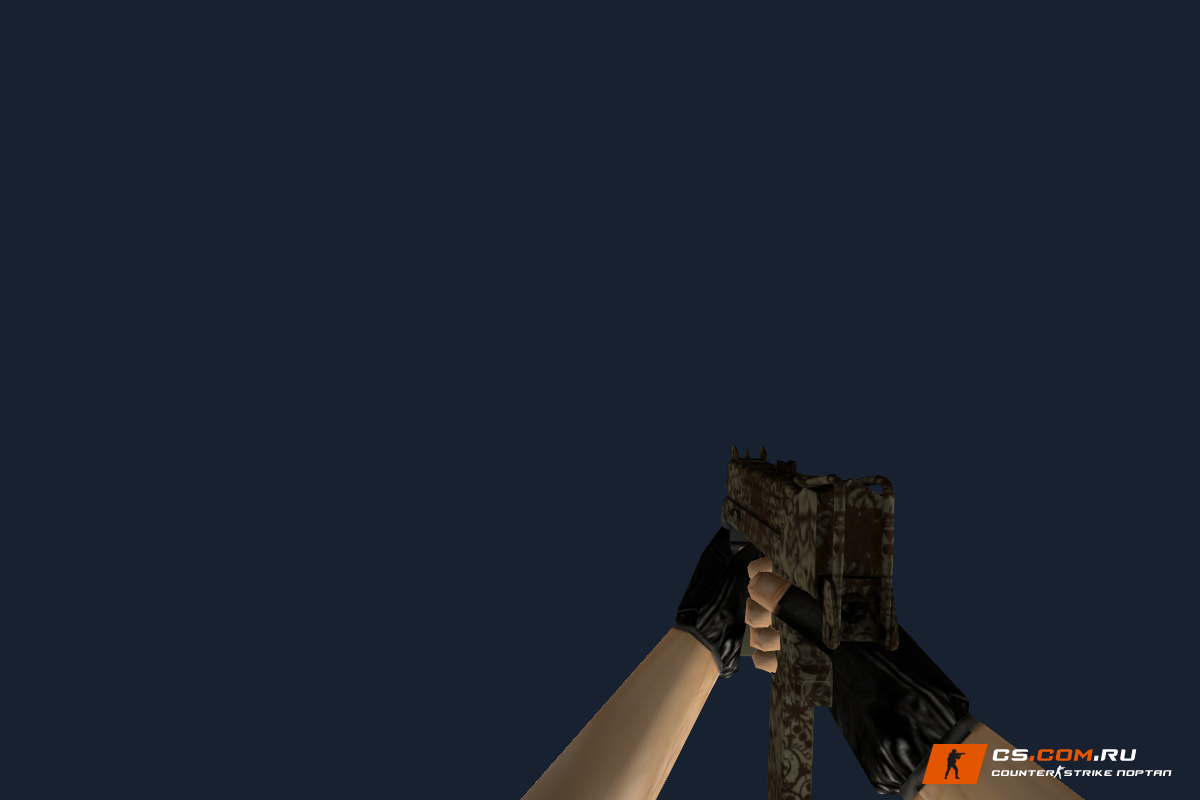 MAC-10 Дамасская охра (Sienna Damask) для CS 1.6
