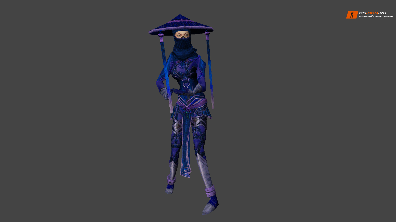 Женская модель Thief female в костюме и плоской шляпе для CS 1.6