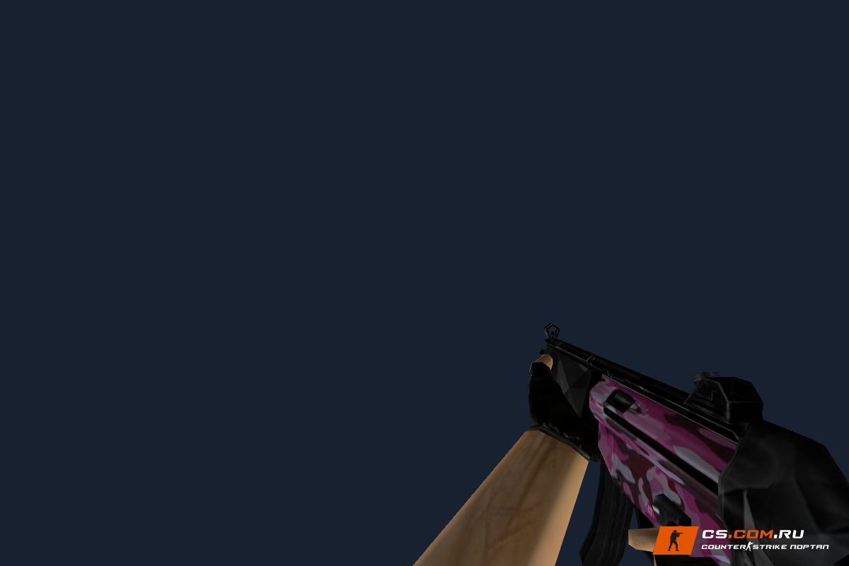 MP5 Pink Camo для CS 1.6