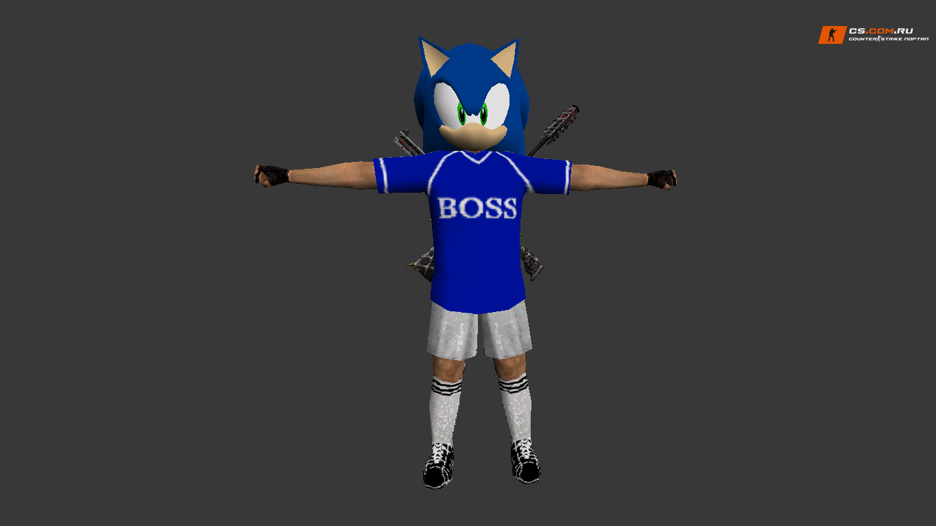 Мужская модель Boss Sonic для CS 1.6