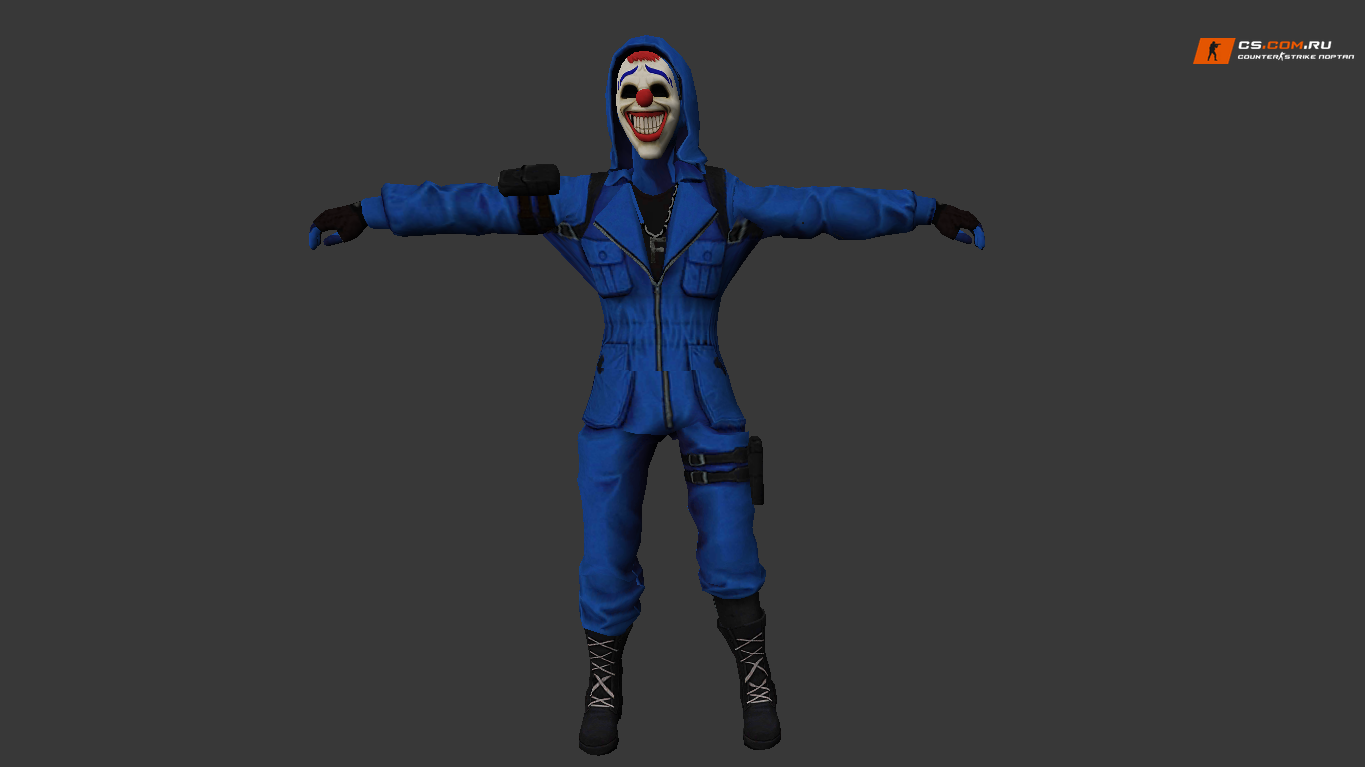 Мужская модель Clown Killer для CS 1.6