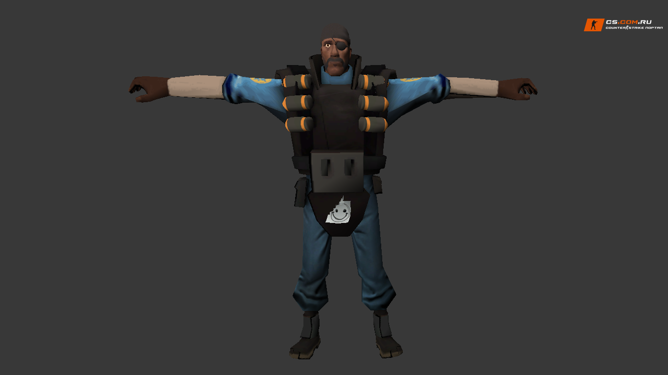 Мужская модель Demoman для CS 1.6