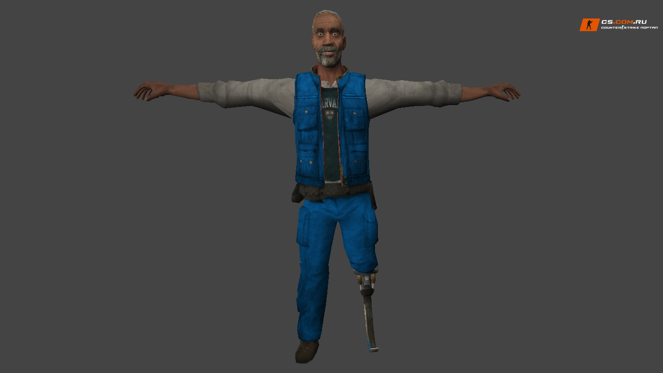 Мужская модель Илай Вэнс HL2 для CS 1.6