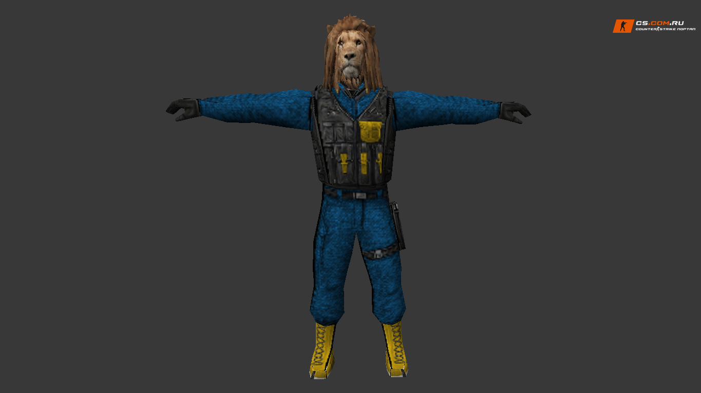 Мужская модель Лев для CS 1.6