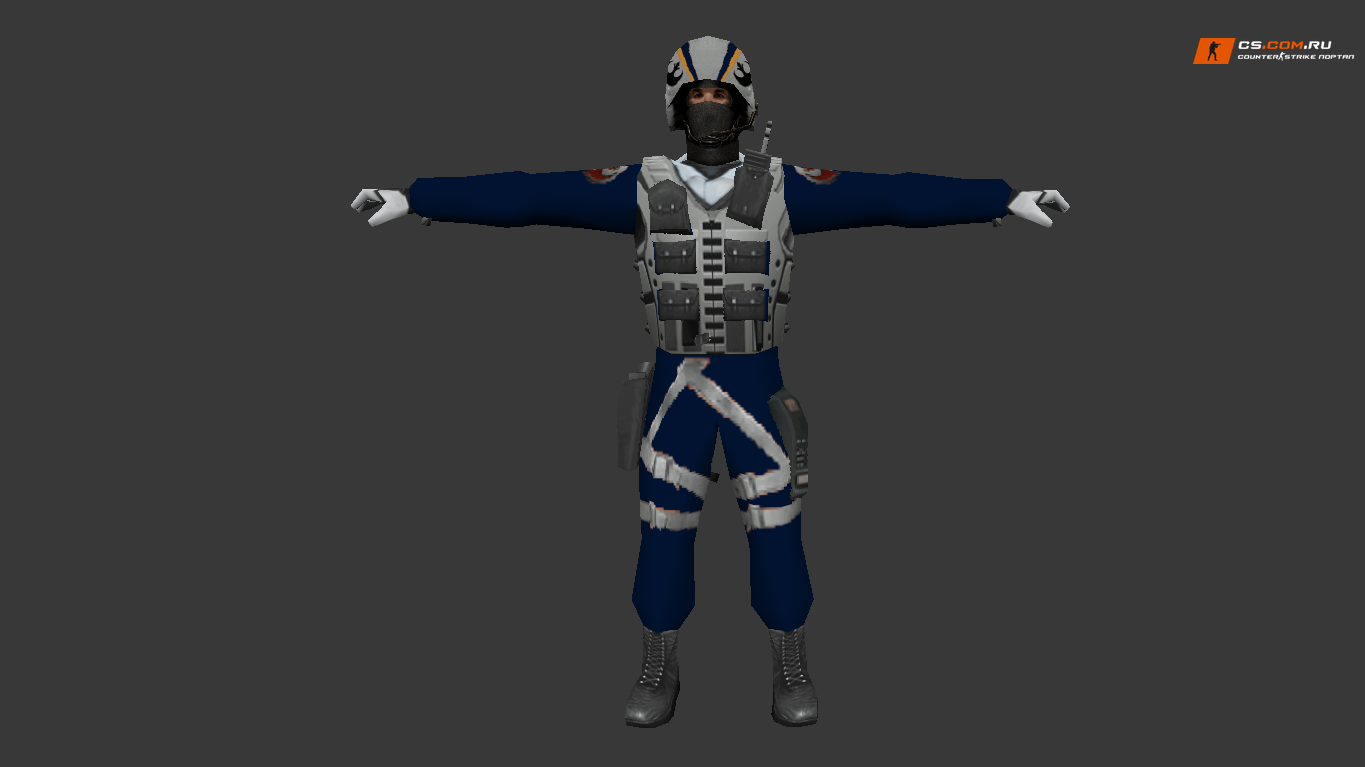 Мужская модель Man of Arms для CS 1.6