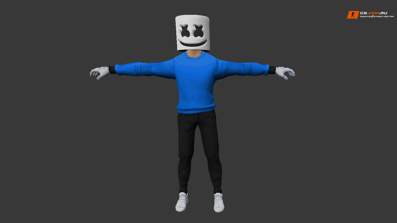 Мужская модель Marshmello для CS 1.6