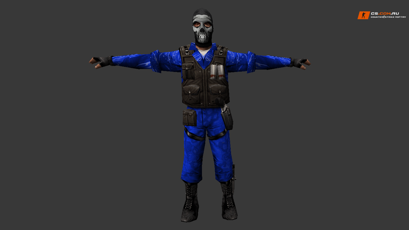 Мужская модель Psycho Killer для CS 1.6
