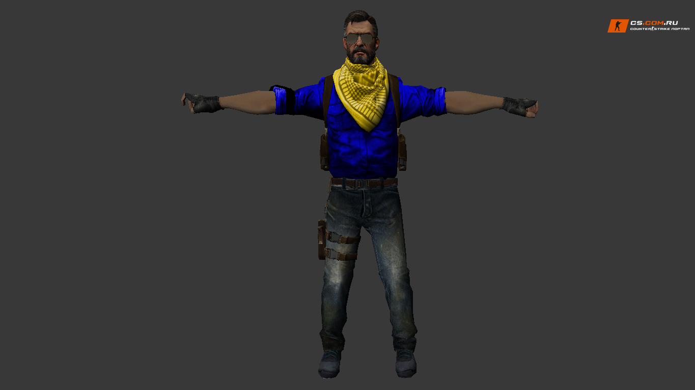 Мужская модель Terrorist CS:GO для CS 1.6