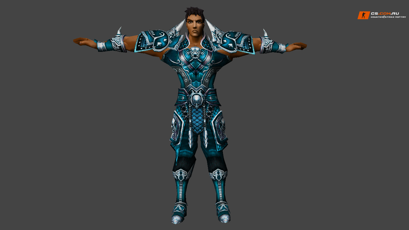 Мужская модель Warrior Black Metin2 для CS 1.6
