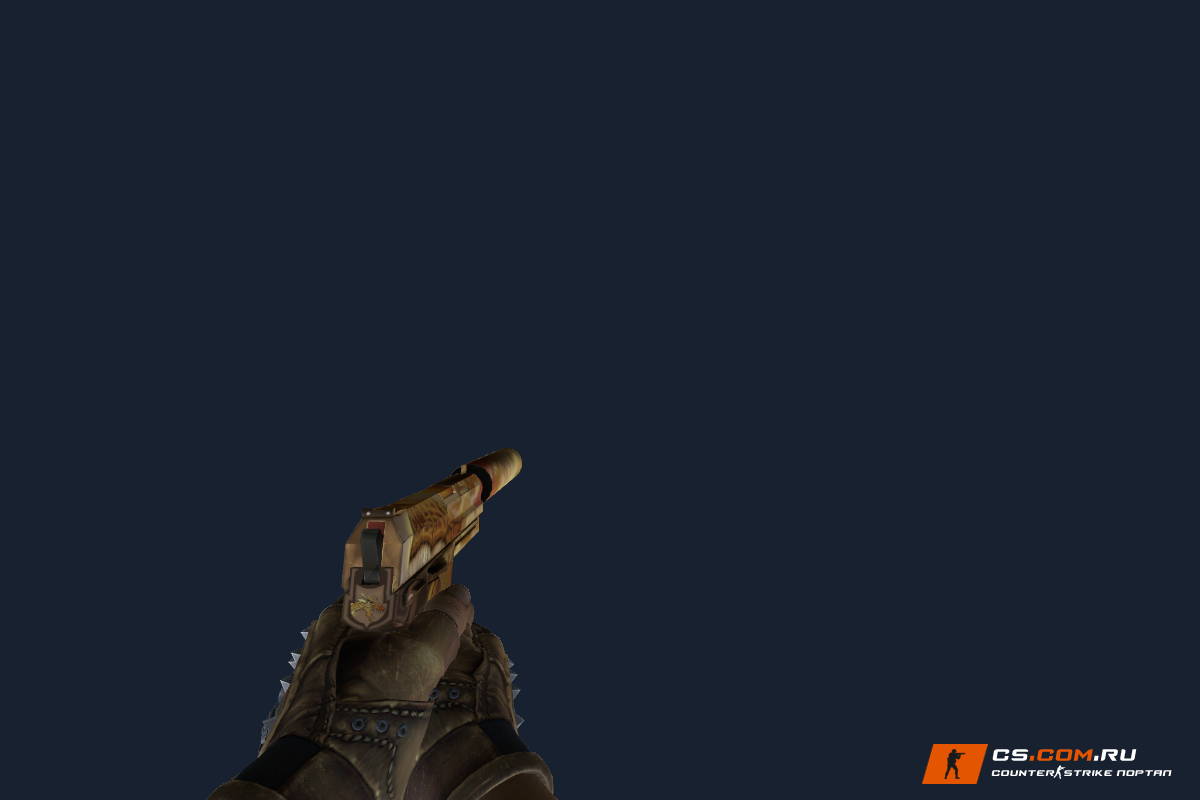 USP Драгон Лор + перчатки Бладхаунд Бронза для CS 1.6