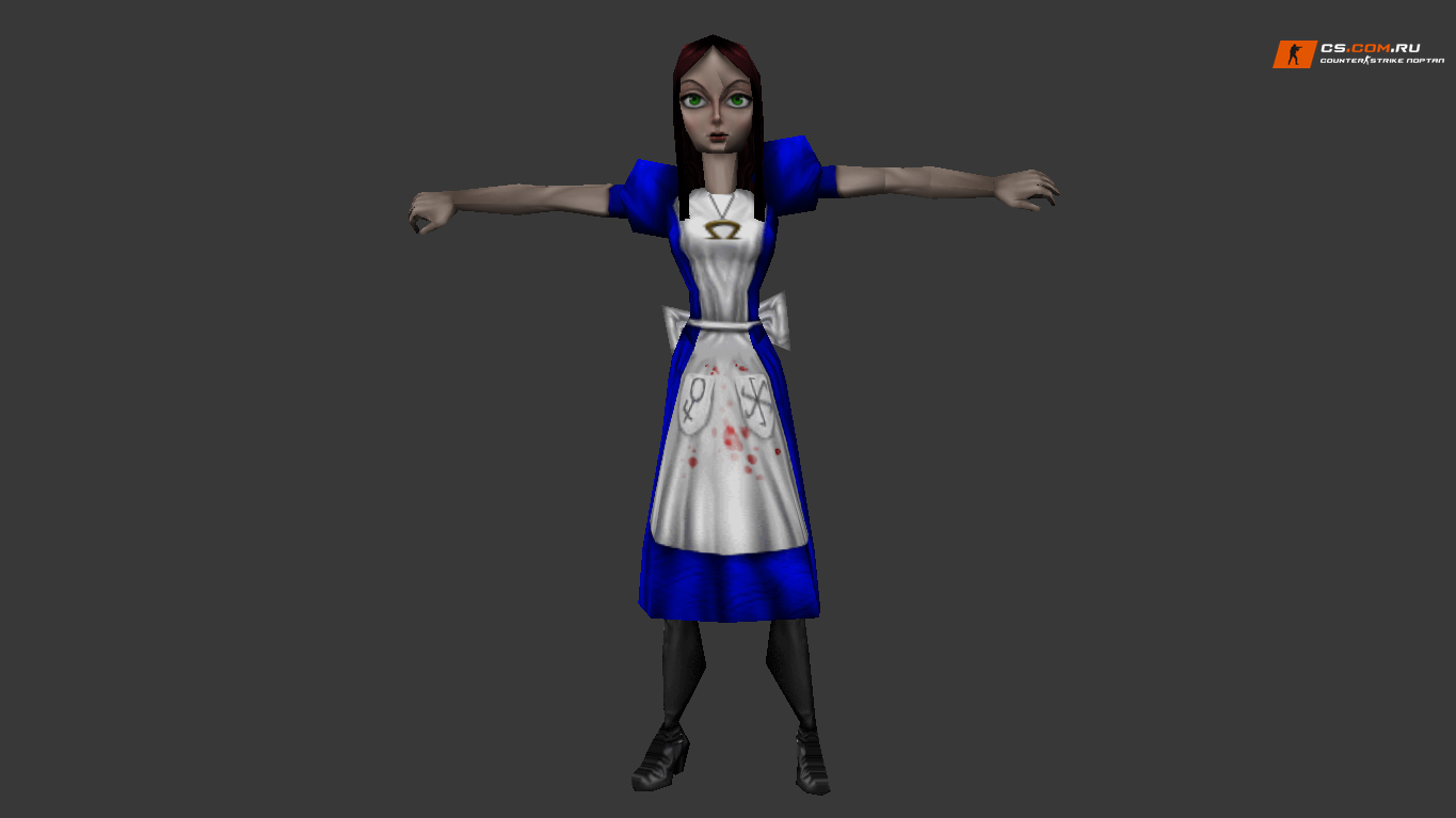 Женская модель American McGee s Alice для CS 1.6