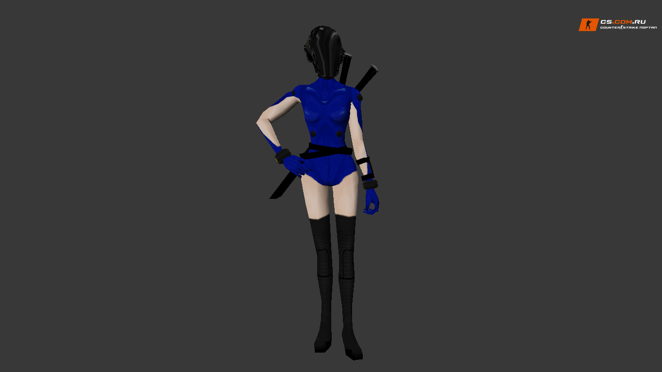 Женская модель Biohazard Girl для CS 1.6