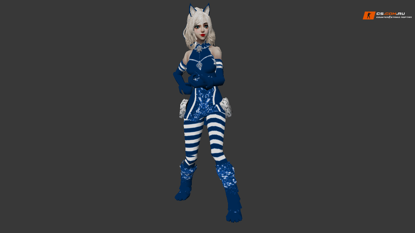 Женская модель Christmas Sonya для CS 1.6