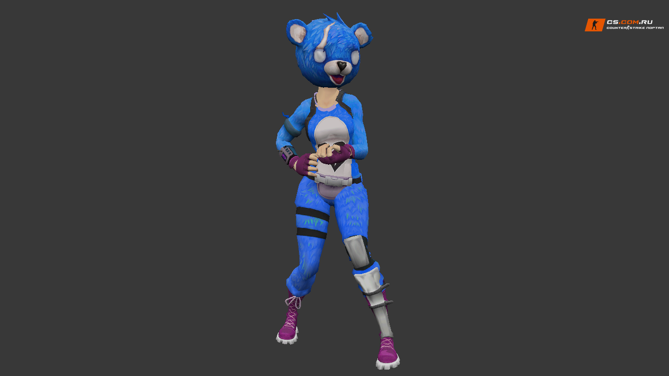 Женская модель Cuddle Team Leader для CS 1.6