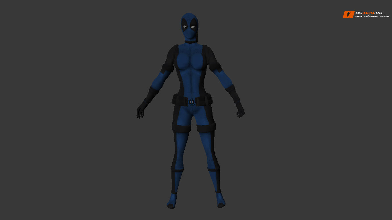 Женская модель Deadpool Girl для CS 1.6