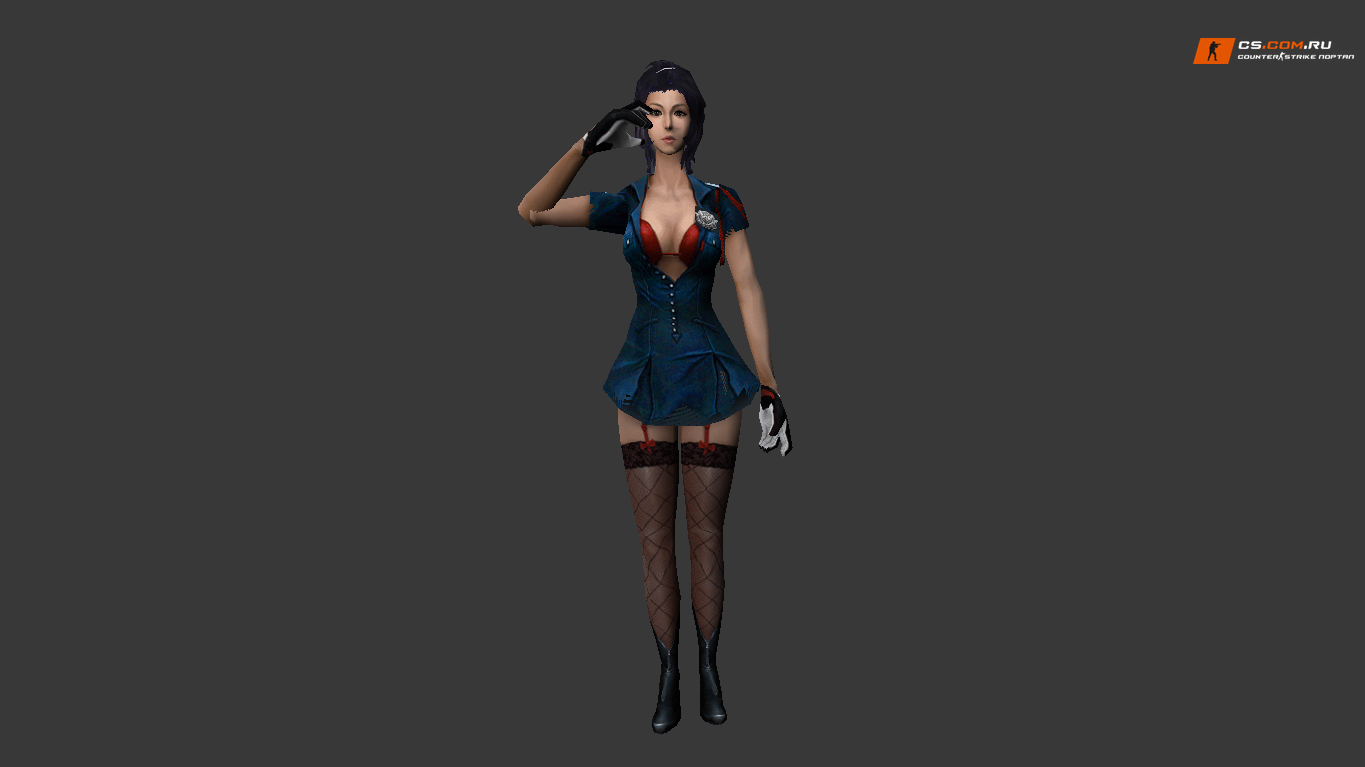 Женская модель Fox Crossfire для CS 1.6