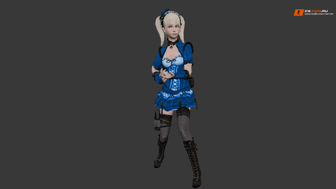 Женская модель Gothic Girl для CS 1.6