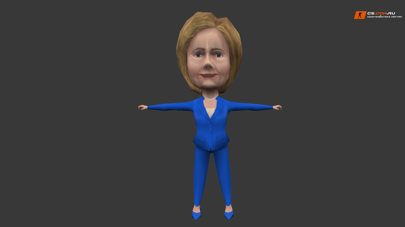 Женская модель Hillary Clinton для CS 1.6