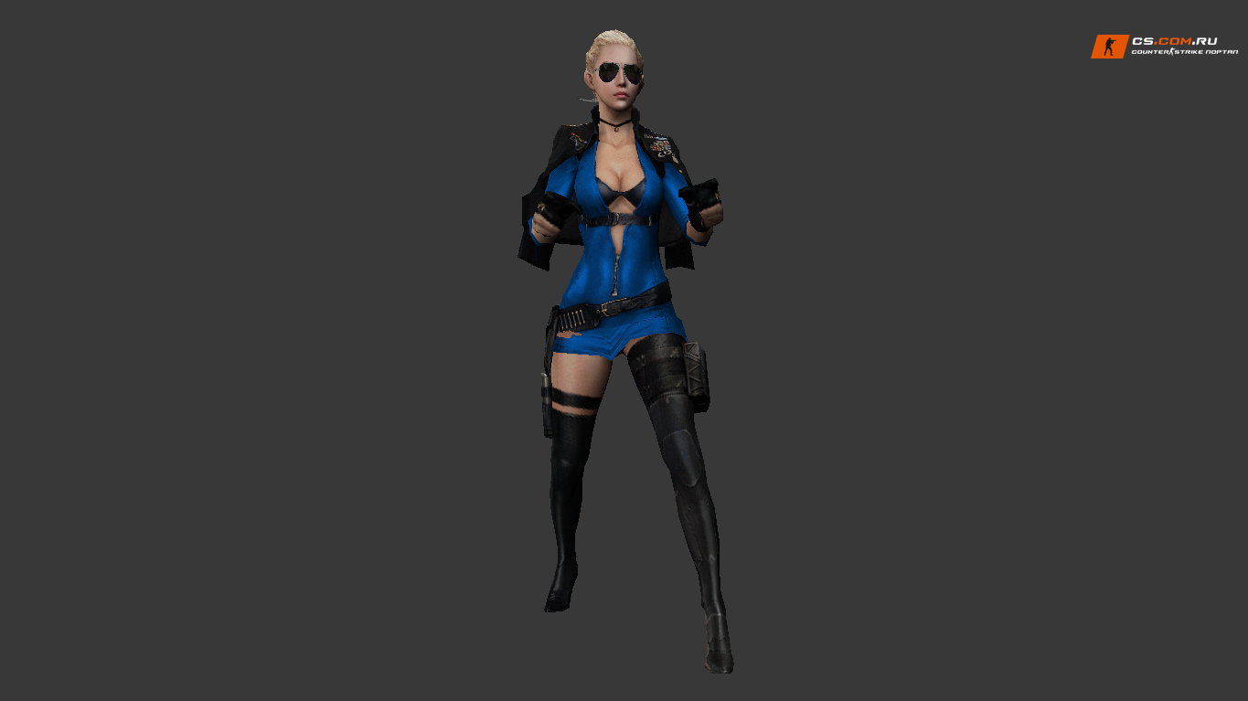 Женская модель Hunter Girl для CS 1.6