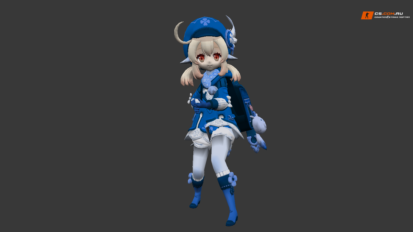 Женская модель Klee Genshin для CS 1.6