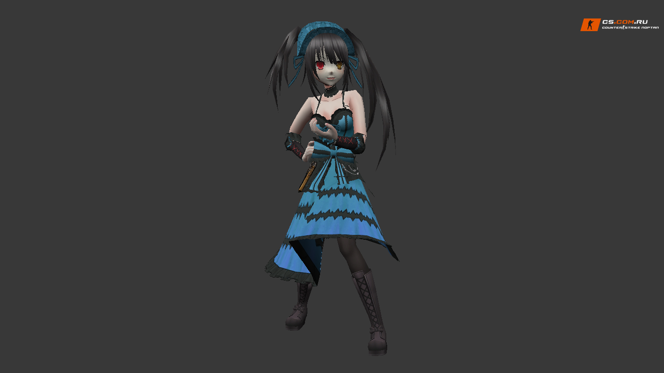 Женская модель Kurumi для CS 1.6