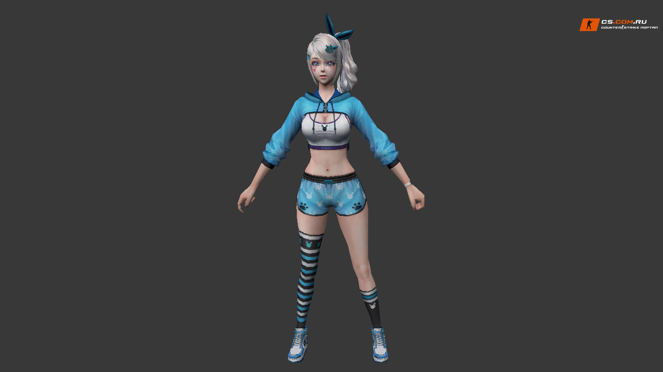 Женская модель Rabbit Mirage для CS 1.6