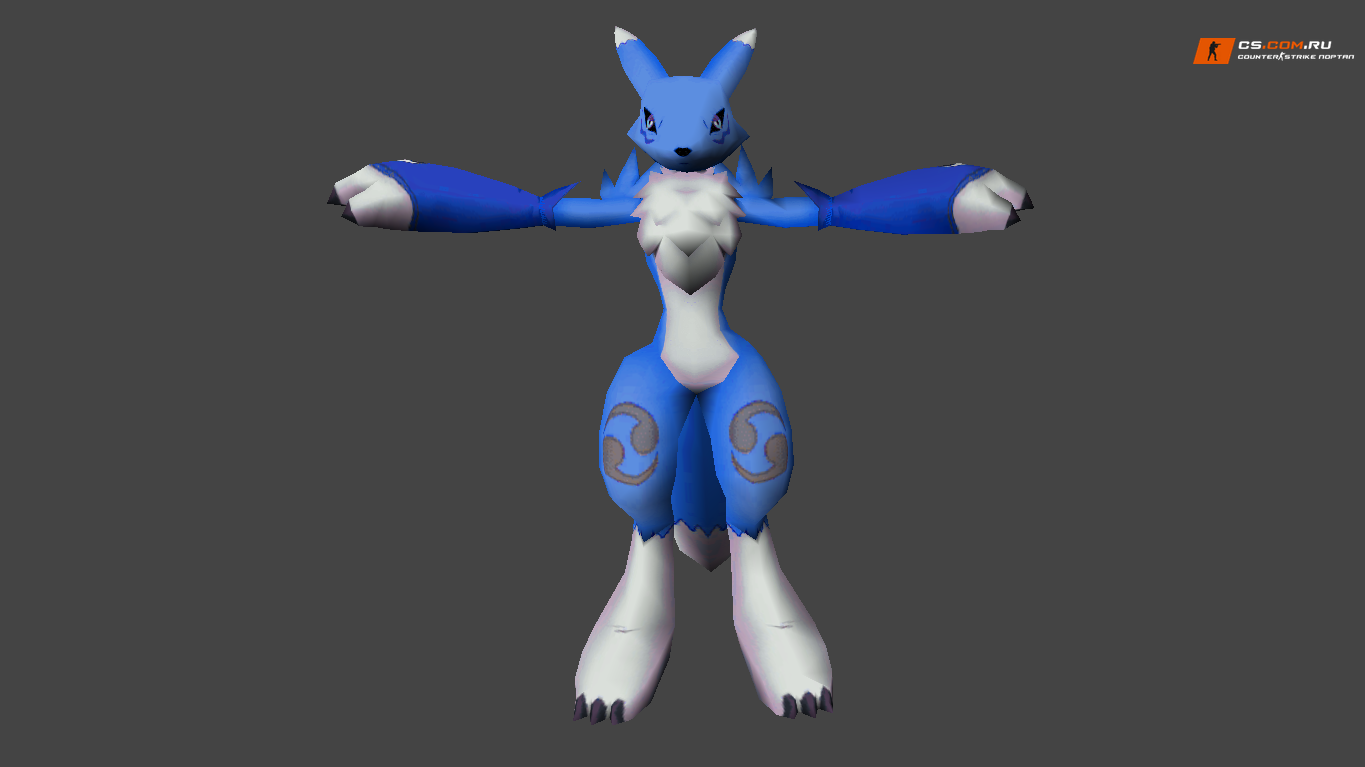 Модель Renamon для CS 1.6 — комплект CT, TT и united