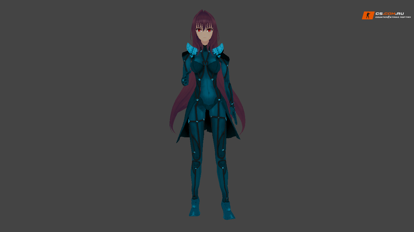 Женская модель Scathach для CS 1.6 — отдельные CT и TT