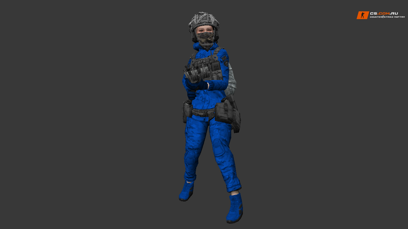 Женская модель Winter Forest Agent для CS 1.6